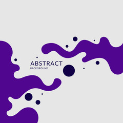 Wall Mural - poster with dynamic waves. vector illustration in minimal style