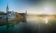 Nebelstimmung am frühen Morgen in Stein am Rhein