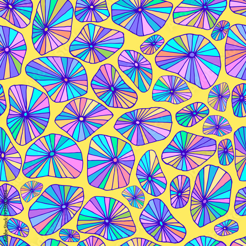 Funny Colorful Abstract Seamless Patterns For Kids Cartoon Doodle