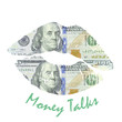 T-shirt graphic design money talks