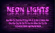 © ilona_pitkin - Pink neon font on brick wall.