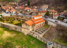 Aerial View Of Medieval The Holy Forty Martyrs Church - Eastern Orthodox Church Constructed In 1230 In The Town Of Veliko Tarnovo, Bulgaria - Image