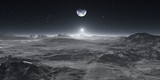 Fototapeta Kosmos - Earth from the Moon