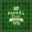 vector seamless green background for Saint Patrick's day