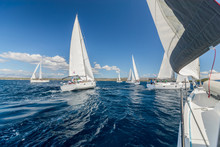 Sailing Regatta Yachts Competition