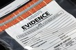 Sealed evidence bag for forensic testing