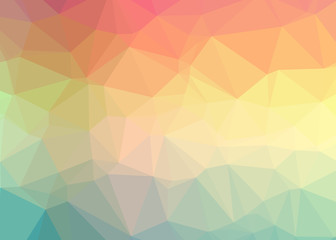 Abstract triangle polygonal illustration, which consist of triangles. Geometric background in Origami style with gradient. Triangular design for your business