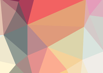 Abstract triangle polygonal illustration, which consist of triangles. Geometric background in Origami style with gradient. Triangular design for your business