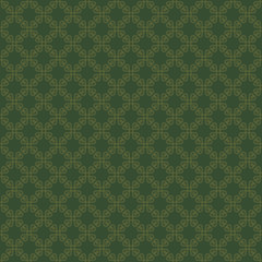 Celtic Knot Seamless Pattern - Beautiful gold Celtic knot on solid background