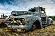 Derelict Truck From A Bygone Era In Alaska