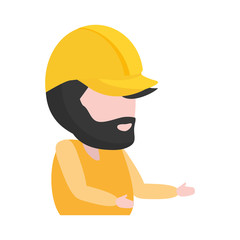 Sticker - construction worker professional