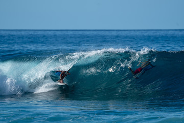 surfer in action