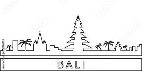 bali skyline