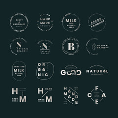 Wall Mural - brand logo sets