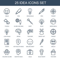 Sticker - 25 idea icons