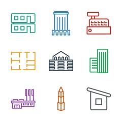 Wall Mural - apartment icons