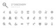 discovery icons set