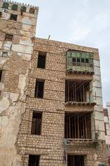 Wall Mural - Old city in Jeddah, Saudi Arabia known as Historical Jeddah. Ancient building in UNESCO world heritage historical village Al Balad.Saudi Arabia february 16 2019