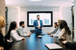© NDABCREATIVITY - Picture of business meeting in conference room