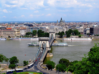 Canvas Print - Hungary Budapest Danube