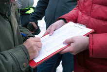Picket And Collect Signatures