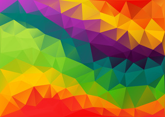 Wall Mural - Colorful Pattern Geometric04