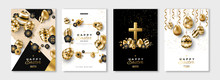Easter Black And Gold Posters