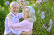 © aletia2011 - Portrait of happy senior couple dancing in park