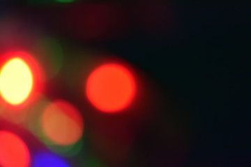 defocused lights