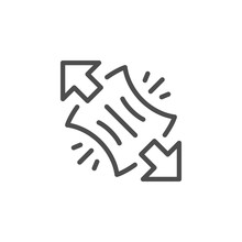 Stretching Line Icon