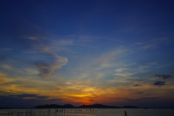 Wall Mural - beautyful sky on twilight time