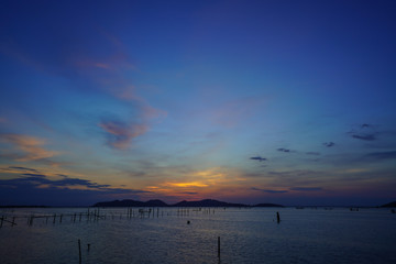 Wall Mural - beautyful sky on twilight time
