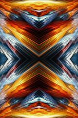 Canvas Print - abstract bright artistic dangerous energetic fiery artwork background