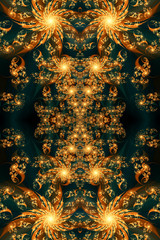Canvas Print - beautiful unique abstract artistic energetic smooth fiery artwork background