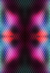 Canvas Print - computer generated smooth abstract fractals artwork background