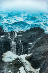 Wall Mural - perched glacier yendegaia national park chile