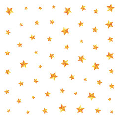 Poster - golden stars decoration