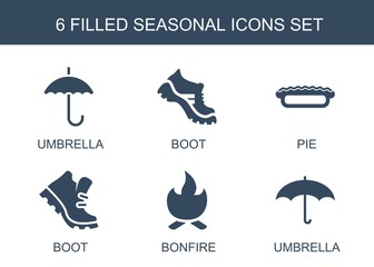 Poster - 6 seasonal icons