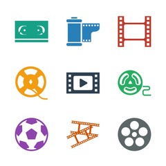 Poster - filmstrip icons