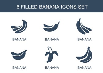 Poster - banana icons