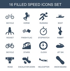 Wall Mural - speed icons