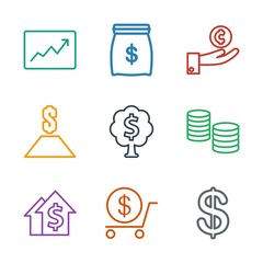 Sticker - investment icons