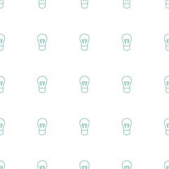 Wall Mural - bulb icon pattern seamless white background