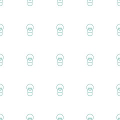 Poster - bulb icon pattern seamless white background