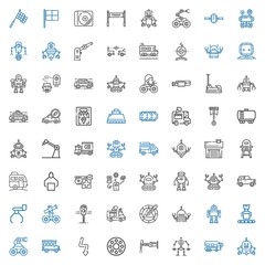 Poster - auto icons set