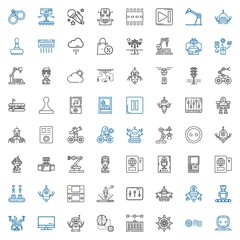 control icons set