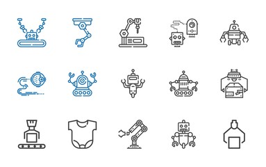 Sticker - arm icons set