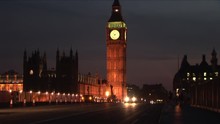 Big Ben Clock Tower At Night In London United Kingdom