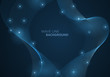© Phoebe Yu - Futuristic abstract wave dot gradient line and illuminated light ball template background