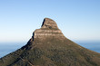 View of lions head mountain in south africa